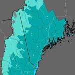 The majority of New Hampshire is only expected to see a few inches of snow Monday and Tuesday.